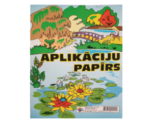Paprs aplikcijm A3, 8 krsas, divpusjs